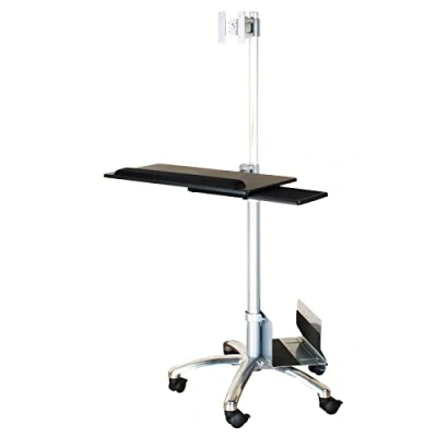 Immagine di Value Posto di lavoro mobile per PC seduti/in piedi Argento (Metallizzato)
