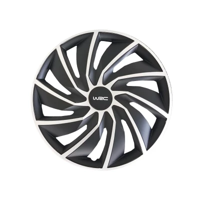 Immagine di WRC 007598 Copricerchi 15 nero/argento