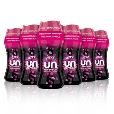 Immagine di Lenor Profumatore Bucato Lavatrice Unstoppables Freschezza Floreale, Maxi Formato 6 x 195g