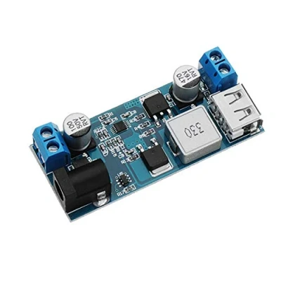 Immagine di ICQUANZX DC 6V 9V 12V 24V a 5V 5A Buck Modulo convertitore, 9 36V Step Down USB Transformer Dual Output Voltage Regulator Board