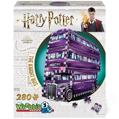 Immagine di Wrebbit 3D w3d 0507 The Knight Bus Harry Potter Il Prigioniero di Azkaban Ritter von Puzzle, 280 Pezzi, 26 x 7 19 cm