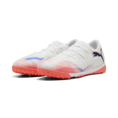 Immagine di PUMA FUTURE 8 MATCH TT Low Football Boots Unisex, Scarpe, Bianco/Nero/Glowing Rosso, 47