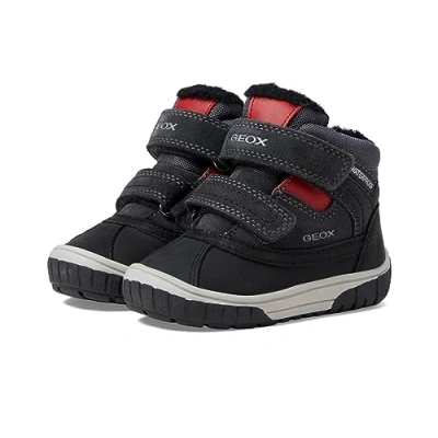 Immagine di Geox B Omar Boy WPF, Caviglia Barca Bimbo 0 24, Dk Grey Red, 22 EU