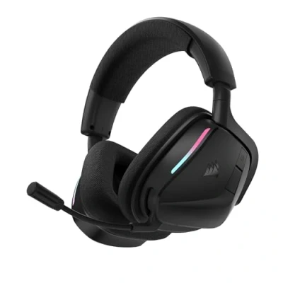 Immagine di CORSAIR VOID v2 Cuffie da Gioco Wireless con Bluetooth per PC, PS5, PS4, Switch e Dispositivi Mobili Dolby Atmos, Batteria 70 Ore, Dual Wireless, Ricarica Rapida Carbonio