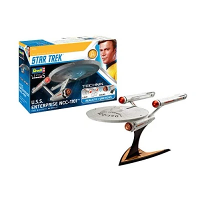 Immagine di Revell trek 00456 Technik 1:2700 Star Wars Imperial Destroyer Kit di modellini in plastica, bianco, Colore Vario, 00454