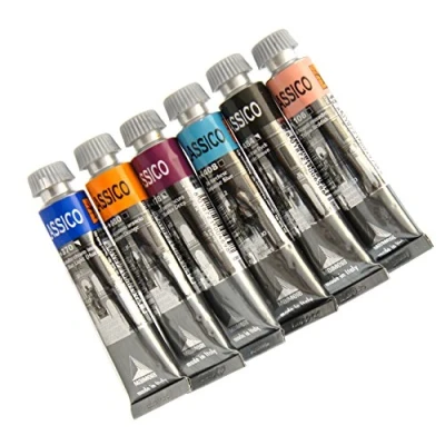 Immagine di Maimeri CLASSICO 20 ml, Extra feine Künstlerölfarbe, Farbton Preussischblau