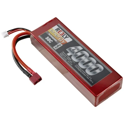 Immagine di Reely Batteria ricaricabile LiPo 7.4 V 4000 mAh Numero di celle: 2 50 C Hardcase Sistema a spina T
