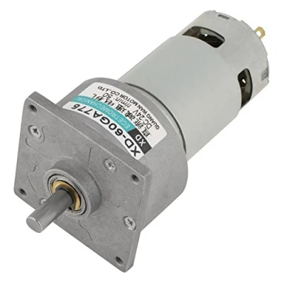 Immagine di DC12V/24V 35W Mini motore a ingranaggi CC velocità regolabile in metallo grande coppia CW/CCW XD GA775(24V 50rpm)