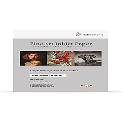 Immagine di Hahnemühle Digital FineArt A 4 Testpack matt, strukturiert