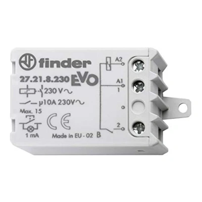 Immagine di RELE&#039; 230V AD IMPULSI INTERRUTTORE FINDER EVO TYPE 27.21.8.230 CON CONDENSATORE
