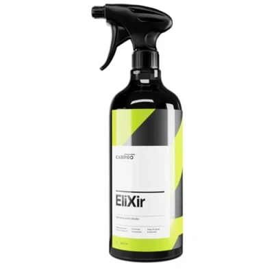 Immagine di CARPRO Elixir Quick Detailer con spruzzatore Dettaglio rapido fornisce un strato di profondità, lucentezza ed energia idrofoba Litro (963,9 g)
