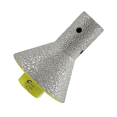 Immagine di Fresa Diamantata 20 50mm Punta per Smusso Modellare Rifilare Ingrandire Rettificare Fori Esistenti in Ceramica Porcellana Granito Marmo M14 Filettatura SANLEETEK