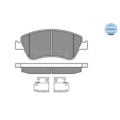 Immagine di MEYLE Kit pastiglie freno ORIGINAL Quality Assale anteriore con segnalatore acustico usura lamierino anticigolío 025 241 2219/W