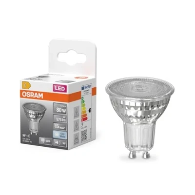 Immagine di OSRAM 4099854457401 Lampada riflettore a LED ERP E (A G) GU10 6.1 W Bianco freddo (Ø x A) 50.00 mm 1 pz.