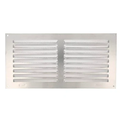 Immagine di Amig Griglia Rettangolare in Alluminio con Zanzariera Griglie di Ventilazione per Uscita d&#039;Aria Ideale Soffitto Cucina e Bagno Misure 150 x 300 MM Colore Argento