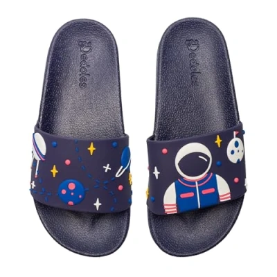 Immagine di Dedoles Ciabatte &amp; Pantofole Donna Uomo Bambini Sandali per Spiaggia e Piscina con tanti Design Patatine Fiori Volpe Lama Nuvole Ketchup Regalo, Colore: Astronauta, Misurare: 32 EU