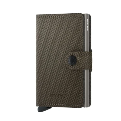 Immagine di Secrid Miniwallet Carbon Khaki Incisione gratuita