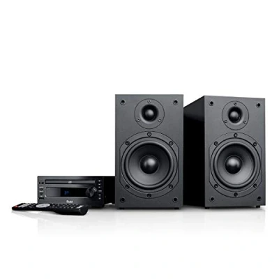 Immagine di Teufel KOMBO 11 Mini Impianto Stereo Sistema Micro Hi Fi, Bluetooth, Radio DAB+/FM, CD, Ingresso Audio, Porta USB, Altoparlanti Bass Reflex, Streaming Musicale nero