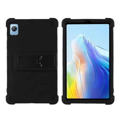 Immagine di GIOPUEY Cover Compatibile con Blackview Tab 60 Supporto Custodia Protettiva in Silicone TPU Morbida Case Black