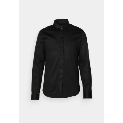 Immagine di Camicia manica lunga Armani Exchange Woven Slim Fit Nero IT 52