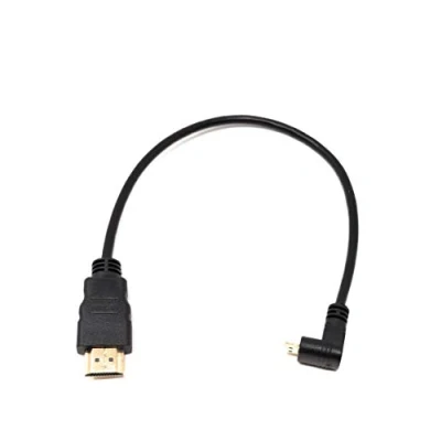 Immagine di System S Cavo Micro HDMI 1.4 angolare Verso l&#039;Alto a Maschio 30 cm