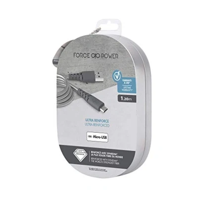 Immagine di Bigben Connected Cavo Rinforzato MicUSB 1.2m 2.1A Grigio