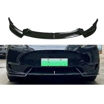 Immagine di JoboJi Spoiler Frontali Auto Paraurti Anteriore Labbro Diffusore per Tesla Model Y 2021 2023