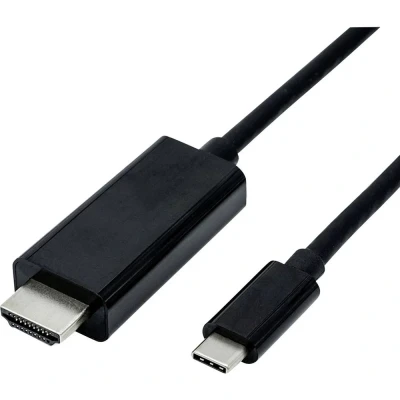 Immagine di Roline USB C® / HDMI Cavo adattatore Spina C®, A 2.00 m Nero 11.04.5841