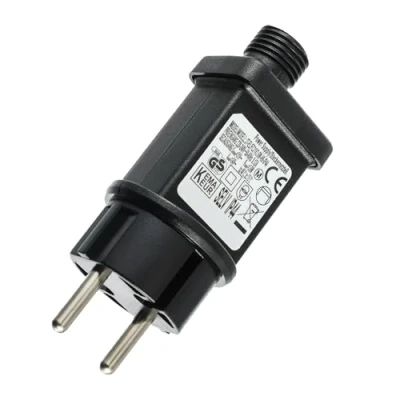 Immagine di EPLZON 31 V 3.6 W LED trasformatore presa lampeggiante IP44 adattatore driver con timer 8 modalità per luci di decorazione lampeggianti ghiaccio tenda luminosa illuminazione da giardino
