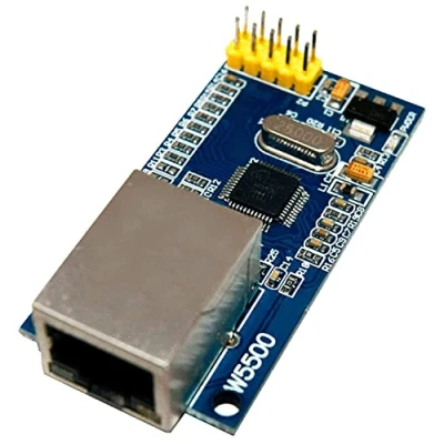 Immagine di AZDelivery Modulo Internet Rete Ethernet con chip W5500 compatibile Arduino incluso un E Book!