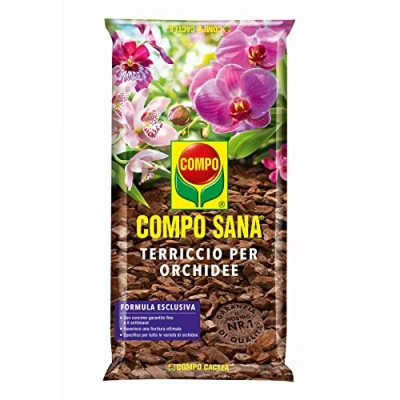 Immagine di COMPO SANA Terriccio Per Orchidee, una Fioritura Ottimale di Tutte le Varietà Sacco 2,5 L