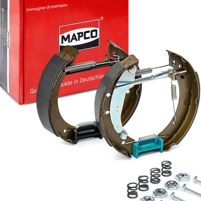 Immagine di MAPCO 8865/1 Kit freno, Freno a tamburo Assale posteriore con accessori RENAULT: CLIO 2