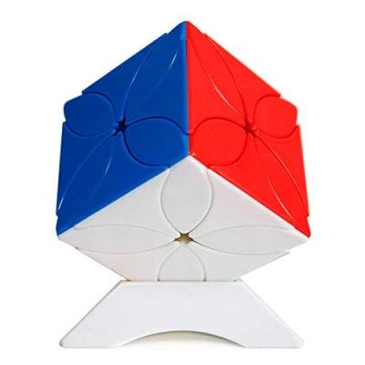 Immagine di Gobus MoYu MoFangJiaoShi Cubing Classroom Meilong Maple Leaves Skewb Magic Cube Smooth Twist Puzzle Toys Senza adesivo con un supporto