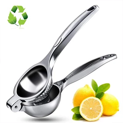 Immagine di Felly Spremi Limone Manuale Spremiagrumi Professionali Pressa Agrumi Per Arancione e Lime (Argento)