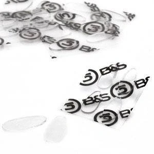 Immagine di 2 Pairs (4 Pieces) Stick On Nose Pads Silicone 4 Sizes Height 1.0 mm by Breitfeld &amp; Schliekert