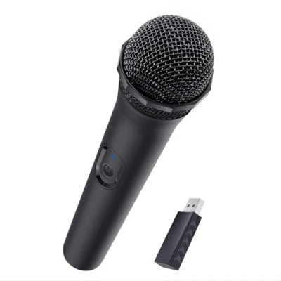 Immagine di Mcbazel Microfono da Gioco Senza fili 2.4G per PS5, PS4, Pro, PS3, PS2, Xbox Series X/S, One One/ 360, NS Switch/Switch OLED, Wii, WiiU, PC