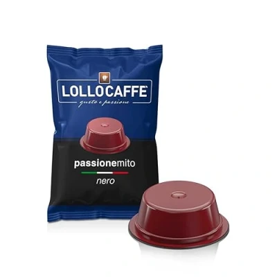 Immagine di LOLLO CAFFÈ PASSIONEMIO NERO Box 100 CAPSULE COMPATIBILI A MODO MIO da 7.5g