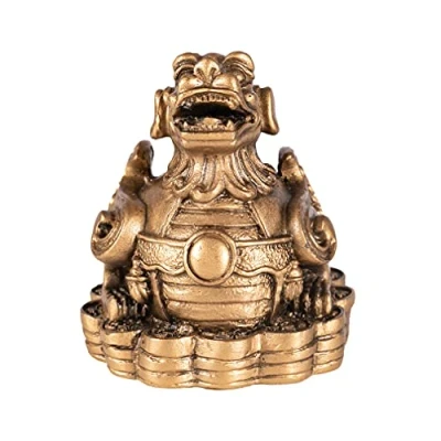 Immagine di Lachineuse Pi Xiu Feng Shui Animale per Protezione e ricchezza Color Oro