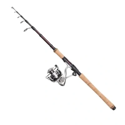 Immagine di Canna da Spinning Telescopica DAM Impressa Combo 180cm (2 12g) 1000 Kit per predatori