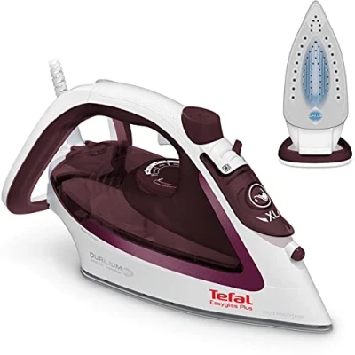 Immagine di Tefal Ferro da stiro a vapore Easygliss Plus con funzione autopulente, spegnimento automatico, sistema anticalcare, 2400 Watt