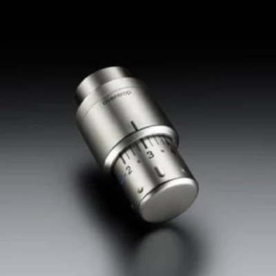 Immagine di OventropSH Oventrop 1012085 Termostato Uni Sh con Funzione Zero e sensore Liquido, Effetto Acciaio Inox, 30 x 1,5 cm