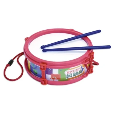 Immagine di Bontempi BeatMaster Tamburo con Tracolla e Bacchette per Un&#039;Esperienza Ritmica Completa, Colore Rosa, Small, 50 1932