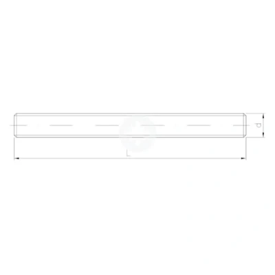 Immagine di Barre filettate M16 x 1000 mm, asta filettata in acciaio, DIN 975