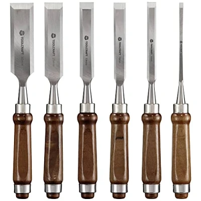 Immagine di Scalpello per legno, 6 pz. Kit TOOLCRAFT TO 7873785