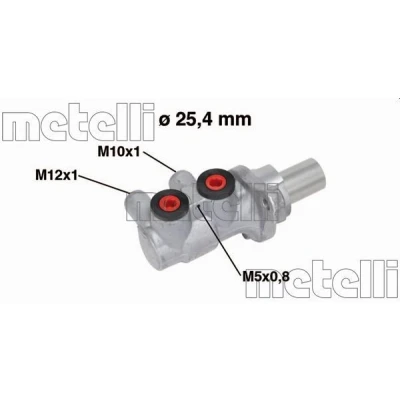Immagine di METELLI 05 0717 Pompa Freno 25,40mm Alluminio OPEL: Astra H Hatchback