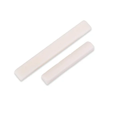 Immagine di Ukulele Bridge Sella,Ponte per Chitarra Classica Bone String Sella e Dado 4 Corde Ukuleles Strumento Musicale Parti di Riparazione