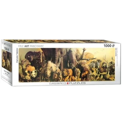 Immagine di EuroGraphics 6010 4654 &quot;Noah&#039;s Ark by Haruo Takino Puzzle (1000 Piece) The Lion King, Multicolore