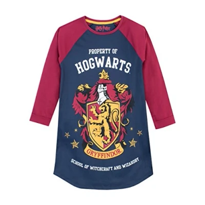 Immagine di Harry Potter Grifondoro di camicia da notte per bimba 11 12 anni Multicolore