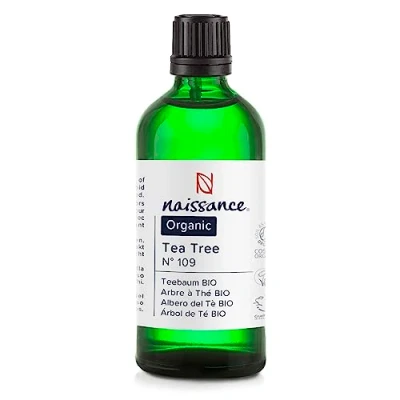 Immagine di Naissance Olio Essenziale di Tea Tree (No. 109) 10 ml Puro Albero del Tè, Oil per Capelli, Aromaterapia, Diffusori