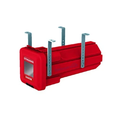 Immagine di Scatola estintore inclusa Supporto verticale per da 6 kg, diametro 160 mm, ganci scorrevoli in acciaio inox, S6+VH401
